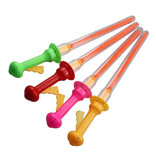 Vaguelly 4 Stück Blasenschwertspielzeug -Blasenstab Bubble Wand Partygeschenk Kleinkind-Blasenstab Seifenblasen-Zauberstab Blasenmacher Bubble Blower Zufällige Farbe von Vaguelly