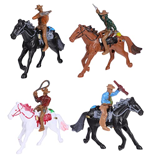 Vaguelly 4 Stück Cowboy-reitmodell Spielzeugauto Spaß Figur Reiten Modelle Kinderstatue Modell Plastik Vaguelly 4 Stück Cowboy-reitmodell Spielzeugauto Spaß Figur Reiten Modelle Kinderstatue Modell Plastik von Vaguelly