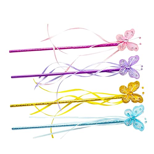 Vaguelly 4 Stück Feenstab Schmetterling Geburtstagsdekorationen Feenlicht Feenflügel Schmetterling Schmetterlingshaus Fee Feenoutfit Zauberstäbe Feenparty Feen Bänder Zauberstab PVC Vaguelly 4 Stück Feenstab Schmetterling Geburtstagsdekorationen Feenlicht Feenflügel Schmetterling Schmetterlingshaus Fee Feenoutfit Zauberstäbe Feenparty Feen Bänder Zauberstab PVC von Vaguelly
