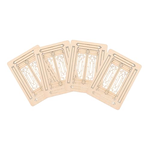 Vaguelly 4 Stück Fenstergebäudemodell Winzige Puppenhausfenster Mini-Fenster Miniatur-holzrahmen Zubehör Für Mikrolandschaften Miniatur-zubehör Kleiner Fensterrahmen Hölzern Light Brown Vaguelly 4 Stück Fenstergebäudemodell Winzige Puppenhausfenster Mini-Fenster Miniatur-holzrahmen Zubehör Für Mikrolandschaften Miniatur-zubehör Kleiner Fensterrahmen Hölzern Light Brown von Vaguelly