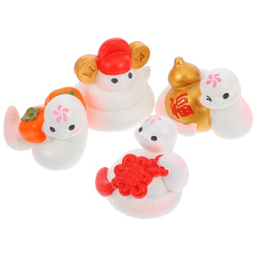 Vaguelly 4 Stück Glücksschlangen-Ornamente Mini-Figuren-dekore Winzige Miniaturschlange Streich Landschaft Dekorativ Miniaturfigur Schlangenstatue Schlangendekor Falsche Schlange Harz Vaguelly 4 Stück Glücksschlangen-Ornamente Mini-Figuren-dekore Winzige Miniaturschlange Streich Landschaft Dekorativ Miniaturfigur Schlangenstatue Schlangendekor Falsche Schlange Harz von Vaguelly