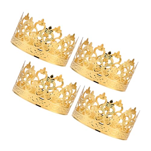 Vaguelly 4 Stück Goldene Kronkuchendekoration Prinz Elegant Kuchen -topper Dekorationen Hochzeit Kronenaufsätze Für Tische Klein Königin Mini Kuchen Krone Backen Geburtstag Party Eisenblech Vaguelly 4 Stück Goldene Kronkuchendekoration Prinz Elegant Kuchen -topper Dekorationen Hochzeit Kronenaufsätze Für Tische Klein Königin Mini Kuchen Krone Backen Geburtstag Party Eisenblech von Vaguelly