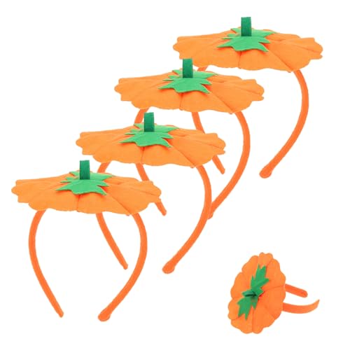 Vaguelly 4 Stück Halloween Kürbis Haarreif Orange Stirnband Komfortabel Rutschfest Party Kostüm Accessoire für Frauen und Halloween Feiern Vaguelly 4 Stück Halloween Kürbis Haarreif Orange Stirnband Komfortabel Rutschfest Party Kostüm Accessoire für Frauen und Halloween Feiern von Vaguelly