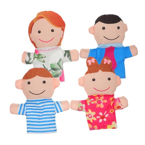 Vaguelly 4 Stück Handpuppen Lernspielzeug Für Ab 3 Jahren Marionettenfamilie Plüschpuppen Kinderpuppen Familienpuppen Stoff Vaguelly 4 Stück Handpuppen Lernspielzeug Für Ab 3 Jahren Marionettenfamilie Plüschpuppen Kinderpuppen Familienpuppen Stoff von Vaguelly