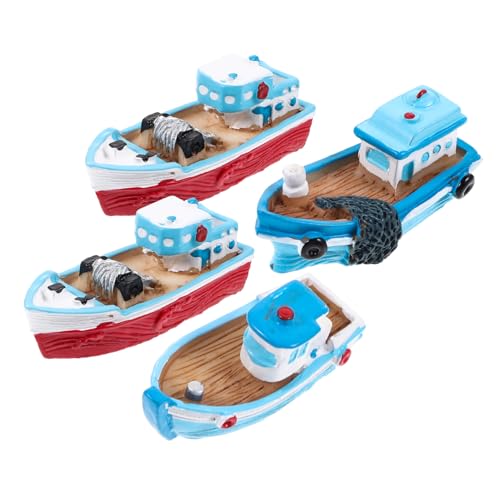Vaguelly 4 Stück Harzfischerboot Ornamente Winzige Boote Dekoration Bootsdekor Party Mini Realistisch Nautisch Bootsmodell Bootsharzhandwerk Kleines Fischerboot Vaguelly 4 Stück Harzfischerboot Ornamente Winzige Boote Dekoration Bootsdekor Party Mini Realistisch Nautisch Bootsmodell Bootsharzhandwerk Kleines Fischerboot von Vaguelly