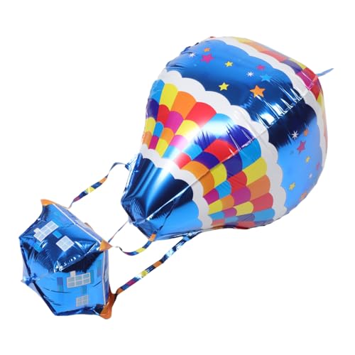 Vaguelly 4 Stücke Heißluftfolienballons 3d-druck Für Geburtstags- Hochzeits- Party- Und Klassenzimmerdekorationen von Vaguelly