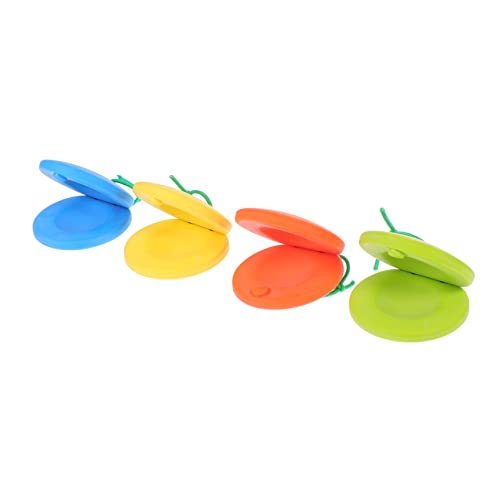 Vaguelly 4 Stück Kastagnetten Schlaginstrument Instrumente für Kinderinstrumente Musikinstrumente Music Instruments for musikalisches Erziehungsspielzeug Kinderspielzeug Vaguelly 4 Stück Kastagnetten Schlaginstrument Instrumente für Kinderinstrumente Musikinstrumente Music Instruments for musikalisches Erziehungsspielzeug Kinderspielzeug von Vaguelly