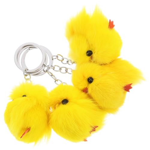 Vaguelly 4 Stück Kleiner Gelber Huhn-schlüsselanhänger Plüsch-Huhn-schlüsselanhänger Gefüllter Hühneranhänger Flauschige Tier-schlüsselanhänger Huhn Schlüsselanhänger Zinklegierung Yellow Vaguelly 4 Stück Kleiner Gelber Huhn-schlüsselanhänger Plüsch-Huhn-schlüsselanhänger Gefüllter Hühneranhänger Flauschige Tier-schlüsselanhänger Huhn Schlüsselanhänger Zinklegierung Yellow von Vaguelly