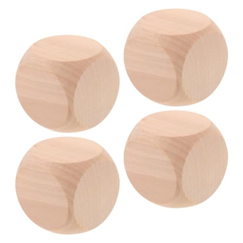 Vaguelly 4 Stück Leere Holzwürfel Unfertige Holzspielwürfel für DIY Bastelprojekte Spiele und Partys für Kreative Aktivitäten und Familienunterhaltung Vaguelly 4 Stück Leere Holzwürfel Unfertige Holzspielwürfel für DIY Bastelprojekte Spiele und Partys für Kreative Aktivitäten und Familienunterhaltung von Vaguelly