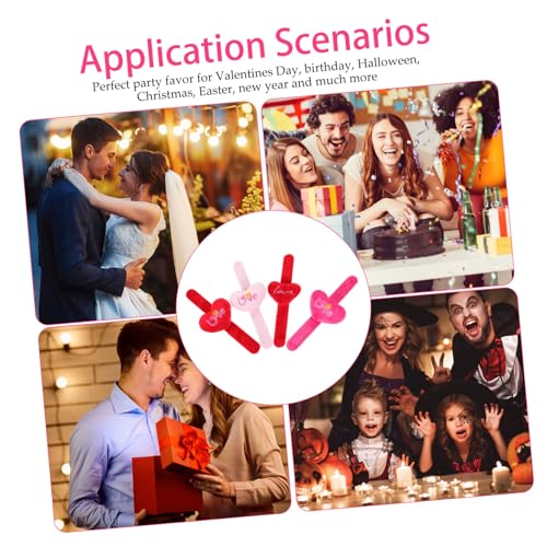 Vaguelly 4 Stück Liebe Plüsch Sexkreis Mädchen Plüsch-Slap-Armband Valentinstag-Handgelenk-Druckknopf Schlüssel armbänder Slap-Bands für Partys Slap-Armband zum Valentinstag Vaguelly 4 Stück Liebe Plüsch Sexkreis Mädchen Plüsch-Slap-Armband Valentinstag-Handgelenk-Druckknopf Schlüssel armbänder Slap-Bands für Partys Slap-Armband zum Valentinstag von Vaguelly
