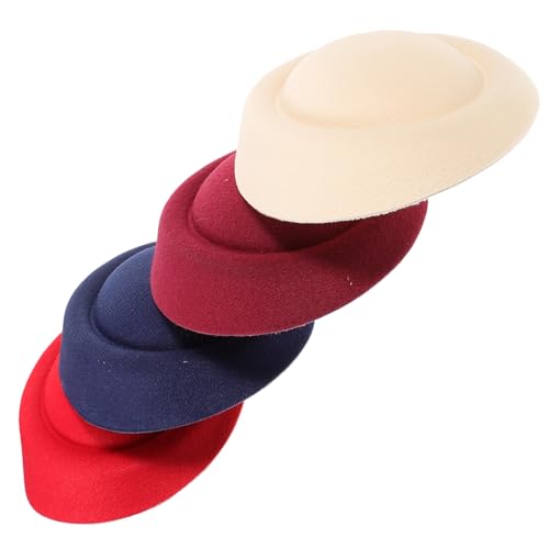 Vaguelly 4 Stück Mini Diy Hut Basis Tragbare Leichtgewichtige Hutunterlage für Kreative Haarclips und Bastelarbeiten aus Sicheren Materialien für Verschiedene Anlässe und Designs Vaguelly 4 Stück Mini Diy Hut Basis Tragbare Leichtgewichtige Hutunterlage für Kreative Haarclips und Bastelarbeiten aus Sicheren Materialien für Verschiedene Anlässe und Designs von Vaguelly
