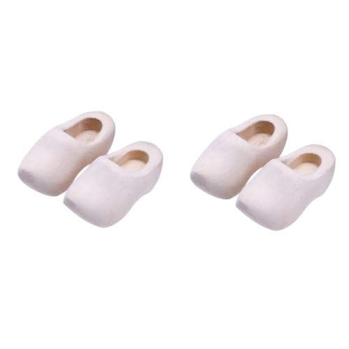 Vaguelly 4 Stück Mini Holländische Holzschuhe Hausschuhe Miniatur-Schuhe Mini-Turnschuhe Miniaturen Mini-high-Heel-Schuhe Sammlerschuhe Miniatur Mini-fingerschuhe Unbemalte Mini Vaguelly 4 Stück Mini Holländische Holzschuhe Hausschuhe Miniatur-Schuhe Mini-Turnschuhe Miniaturen Mini-high-Heel-Schuhe Sammlerschuhe Miniatur Mini-fingerschuhe Unbemalte Mini von Vaguelly