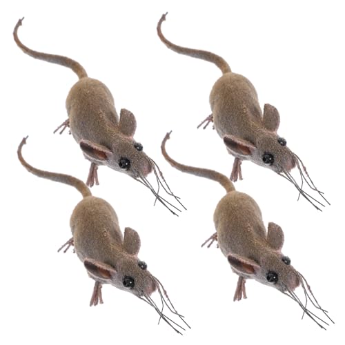 Vaguelly 4 Stück Mini Mini Lustige Dekorative Künstliche Mäuse Verzierungen Verzierungen Kunstmaus Modell Bastelmaus Figuren Gefälschte Vaguelly 4 Stück Mini Mini Lustige Dekorative Künstliche Mäuse Verzierungen Verzierungen Kunstmaus Modell Bastelmaus Figuren Gefälschte von Vaguelly