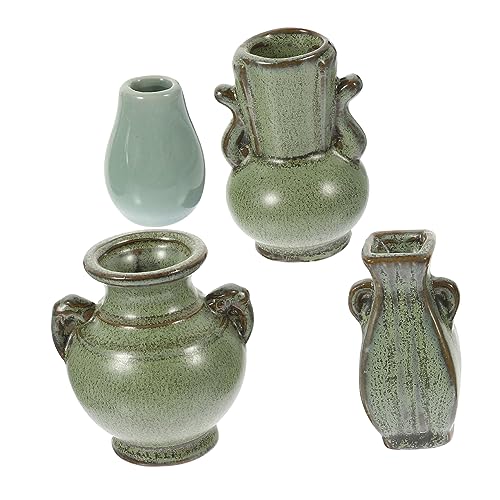 Vaguelly 4 Stück Mini-blumenvase Vase -füllstoff Künstliche Pflanzen Für Die Innendekoration Dekorvase Straußvase Ästhetische Raumdekoration Für Vintage - Dekorativ Keramik Vaguelly 4 Stück Mini-blumenvase Vase -füllstoff Künstliche Pflanzen Für Die Innendekoration Dekorvase Straußvase Ästhetische Raumdekoration Für Vintage - Dekorativ Keramik von Vaguelly