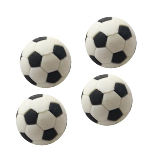 Vaguelly 4 Stück Mini-fußball Kapsel Schwebender Fußball Mini-billardtisch Hover-fußball Für Schwamm Fußball Mini-hausball-Ornamente Puppenhaus-fußball Mini- -DIY-fußbälle Gummi von Vaguelly