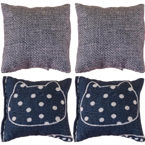 Vaguelly 4 Stück Miniatur-speise- Und Spielkissen Hauszubehör Für Zuhause Puppenbett Puppenhausmöbel Mini-hausdekoration Miniaturen Mini-Puppen Desktop-miniaturkissen Nylon Vaguelly 4 Stück Miniatur-speise- Und Spielkissen Hauszubehör Für Zuhause Puppenbett Puppenhausmöbel Mini-hausdekoration Miniaturen Mini-Puppen Desktop-miniaturkissen Nylon von Vaguelly