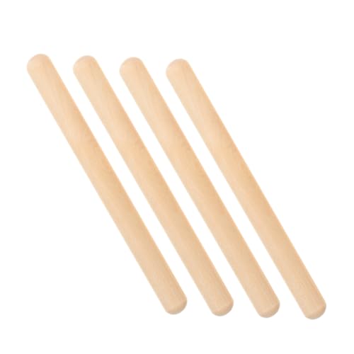 Vaguelly 4 Stück Musik Rhythmus Sticks aus Holz Teiliges Percussion für Erlernen von Rhythmus und Sicher und Geruchsneutral Fördert Kreativität und Bewegung Vaguelly 4 Stück Musik Rhythmus Sticks aus Holz Teiliges Percussion für Erlernen von Rhythmus und Sicher und Geruchsneutral Fördert Kreativität und Bewegung von Vaguelly
