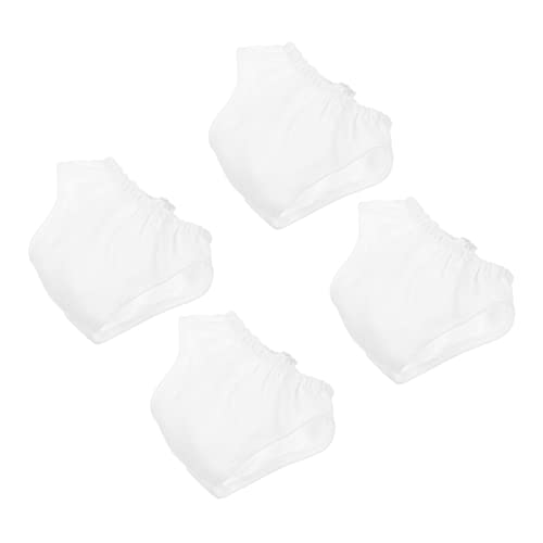 Vaguelly 4 Stück Puppenhöschen Puppen Set puppenkleidung Puppenmode Puppen-Accessoires-Kit Puppen-Ornament Puppenunterwäsche Dolly Miniatur Spielzeughöschen Höschen Stoff Weiß von Vaguelly