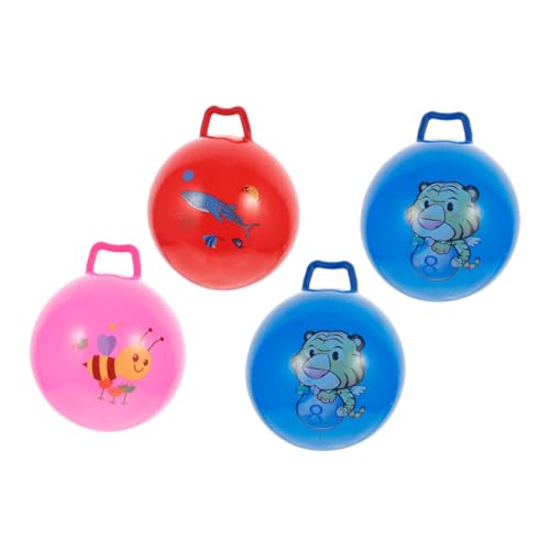 Vaguelly 4 Stück Schläger handhaben Spielzeugautos Zappelspielzeug Kinderspielzeug interaktives hupfball für kinderball aufblasbare Hüpfbälle springende Bälle PVC Vaguelly 4 Stück Schläger handhaben Spielzeugautos Zappelspielzeug Kinderspielzeug interaktives hupfball für kinderball aufblasbare Hüpfbälle springende Bälle PVC von Vaguelly