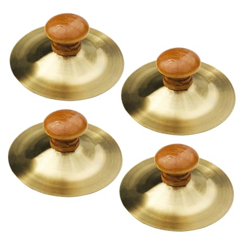 Vaguelly 4 Stück Schlaginstrument Für Instrumente Für Mini-Becken Becken Beckenkinder Xylophon Kinderinstrument Kleine Handbecken Kleine Becken Finger Metall Golden Vaguelly 4 Stück Schlaginstrument Für Instrumente Für Mini-Becken Becken Beckenkinder Xylophon Kinderinstrument Kleine Handbecken Kleine Becken Finger Metall Golden von Vaguelly