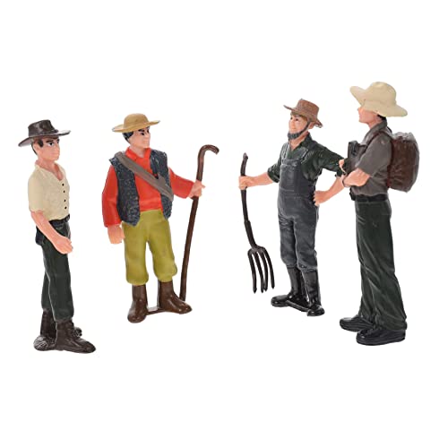 Vaguelly 4 Stück Minifiguren Realistisches Mini-Modell Spielzeug Menschen Figuren Für Gartendekoration Landarbeiter-spielzeugset Vaguelly 4 Stück Minifiguren Realistisches Mini-Modell Spielzeug Menschen Figuren Für Gartendekoration Landarbeiter-spielzeugset von Vaguelly