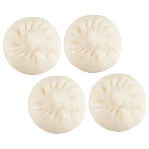Vaguelly 4 Stück Simulierte Brötchen Gefühltes Spielfutter -Toaster Knödel Stressspielzeug Spielzeugkessel Künstlich Maker-Maschine Selbstgemacht Realistisches Essen Weiß PVC Vaguelly 4 Stück Simulierte Brötchen Gefühltes Spielfutter -Toaster Knödel Stressspielzeug Spielzeugkessel Künstlich Maker-Maschine Selbstgemacht Realistisches Essen Weiß PVC von Vaguelly