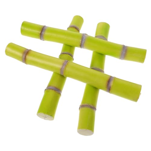Vaguelly 4 Stück Simuliertes Zuckerrohrmodell falsches Essen Simulation Zuckerrohr Künstliches Zuckerrohrspielzeug Zuckerrohr-Sticks kreative Zuckerrohrmodelle Plastik Light Green Vaguelly 4 Stück Simuliertes Zuckerrohrmodell falsches Essen Simulation Zuckerrohr Künstliches Zuckerrohrspielzeug Zuckerrohr-Sticks kreative Zuckerrohrmodelle Plastik Light Green von Vaguelly