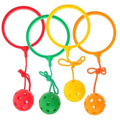 Vaguelly 4 Stück Springender Ball für Fitness fitnessgeräte hupfball für Springendes Hüpfspielzeug schwingende Sprungbälle Fitnessball für Einfuß Einzelfuß wirbelnder Ball Vaguelly 4 Stück Springender Ball für Fitness fitnessgeräte hupfball für Springendes Hüpfspielzeug schwingende Sprungbälle Fitnessball für Einfuß Einzelfuß wirbelnder Ball von Vaguelly