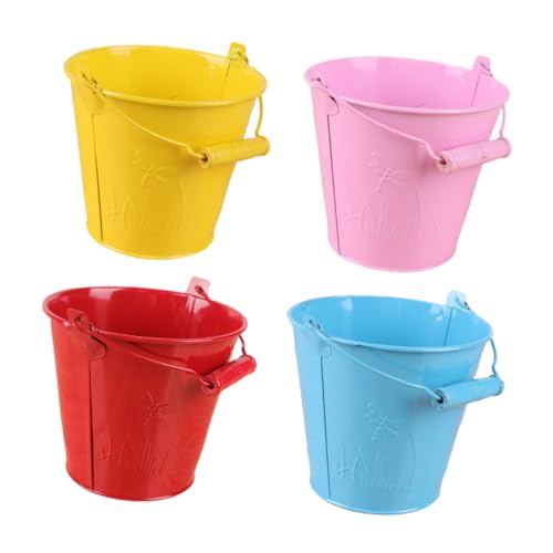 Vaguelly Eimer-Spielzeug Für Jungen Und Mädchen 4-teiliges Mini-strandspielzeug-Set Eimer Und Neutrales Spielen Für Kleinkinder von Vaguelly