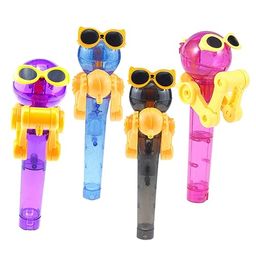 Vaguelly 4 Stück Teiliges Dinosaurier Lollipop Roboter Kreativer Süßigkeitenhalter für Jungen Mädchen Spaß Vaguelly 4 Stück Teiliges Dinosaurier Lollipop Roboter Kreativer Süßigkeitenhalter für Jungen Mädchen Spaß von Vaguelly