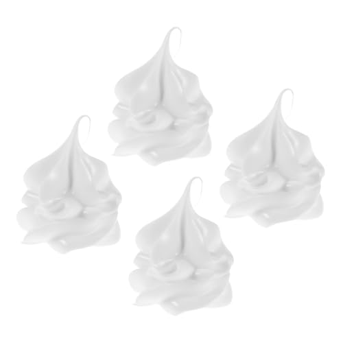 Vaguelly 4 Stück Teiliges Fake Eiscreme Deko Realistische Imitation für Partys Geburtstagsfeiern und Kreative DIY Projekte für Vitrinen und Feierlichkeiten von Vaguelly