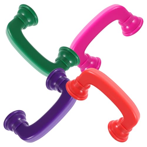 Vaguelly 4 Stück Teiliges Flüstertelefon für Akustisches Feedback Grün Rot Magenta und Leseflüssigkeit und Sprachtherapie im Klassenzimmer von Vaguelly