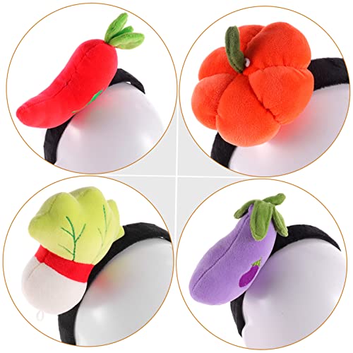 Vaguelly 4 Stück Teiliges Gemüse Haarband aus Hochwertigem Plüsch Niedliche Cartoon Formen Weiches Stirnband für Kostümparty Halloween Cosplay und Alltag Komfortabel und Sicher zu Tragen Vaguelly 4 Stück Teiliges Gemüse Haarband aus Hochwertigem Plüsch Niedliche Cartoon Formen Weiches Stirnband für Kostümparty Halloween Cosplay und Alltag Komfortabel und Sicher zu Tragen von Vaguelly