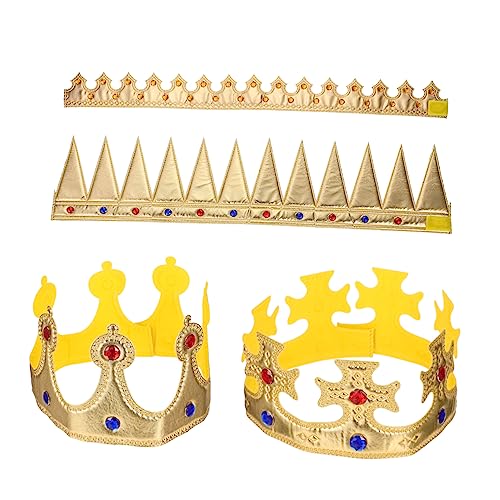Vaguelly 4 Stück Teiliges Halloween Kronen mit Kreuz und Strass Leichte Elegante Königskronen für Party Fotos Geburtstagsfeier Bequeme Kopfbedeckung Vaguelly 4 Stück Teiliges Halloween Kronen mit Kreuz und Strass Leichte Elegante Königskronen für Party Fotos Geburtstagsfeier Bequeme Kopfbedeckung von Vaguelly