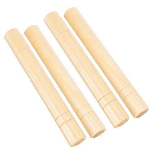 Vaguelly 4 Stück Teiliges Holz Rhythmusstöcke für Pädagogisches Musikinstrument Natürlicher Sicher Verarbeitet zum Rhythmuslernen im Kindergarten und Musikunterricht Vaguelly 4 Stück Teiliges Holz Rhythmusstöcke für Pädagogisches Musikinstrument Natürlicher Sicher Verarbeitet zum Rhythmuslernen im Kindergarten und Musikunterricht von Vaguelly