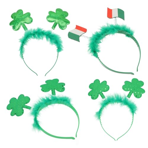 Vaguelly 4 Stück Teiliges Kleeblatt Haarreif Bequemes Stirnband für Patricks Day Party Festliche Dekoration und Fotorequisiten Weiches Material Geeignet für Karneval und Themenfeiern Vaguelly 4 Stück Teiliges Kleeblatt Haarreif Bequemes Stirnband für Patricks Day Party Festliche Dekoration und Fotorequisiten Weiches Material Geeignet für Karneval und Themenfeiern von Vaguelly