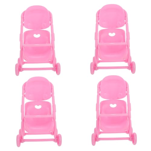 Vaguelly 4 Stück Teiliges Mini Puppenwagen Zubehör aus Sicherem Kunststoff Spielerisches Rollenspiel für Kleinkinder Kreativität und Feinmotorik Vaguelly 4 Stück Teiliges Mini Puppenwagen Zubehör aus Sicherem Kunststoff Spielerisches Rollenspiel für Kleinkinder Kreativität und Feinmotorik von Vaguelly