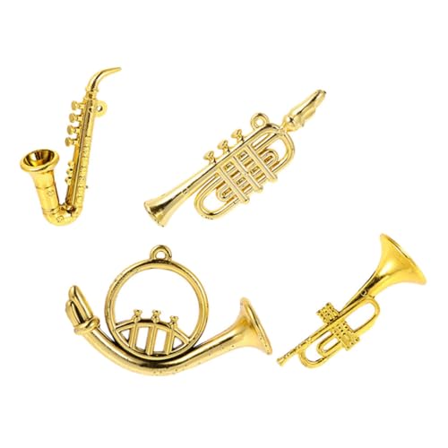 Vaguelly 4 Stück Teiliges Miniatur Musikinstrument aus Kunststoff Dekorative Mini Haus Ornamente Detailgetreue Blasinstrumente für Puppenhaus Dekoration und DIY Spielspaß Vaguelly 4 Stück Teiliges Miniatur Musikinstrument aus Kunststoff Dekorative Mini Haus Ornamente Detailgetreue Blasinstrumente für Puppenhaus Dekoration und DIY Spielspaß von Vaguelly