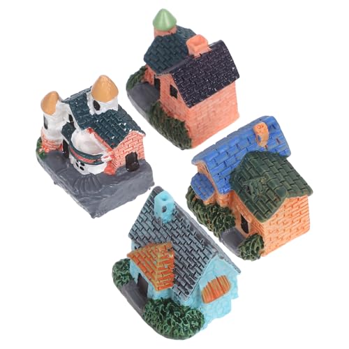 Vaguelly 4 Stück Teiliges Miniatur-dorfhaus aus Widerstandsfähigem Harz Dekorative Europäische Landhausfiguren für Feengarten Bonsai Terrarien und Pflanzentöpfe Vielseitige Miniaturhaus Vaguelly 4 Stück Teiliges Miniatur-dorfhaus aus Widerstandsfähigem Harz Dekorative Europäische Landhausfiguren für Feengarten Bonsai Terrarien und Pflanzentöpfe Vielseitige Miniaturhaus von Vaguelly