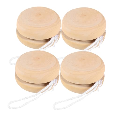 Vaguelly 4 Stück Teiliges Unbehandelter Holz Yo Yo Bälle für DIY Unlackierte Spielzeuge für Erwachsene für Graffiti und Holzhandwerk Karikaturdesign Vaguelly 4 Stück Teiliges Unbehandelter Holz Yo Yo Bälle für DIY Unlackierte Spielzeuge für Erwachsene für Graffiti und Holzhandwerk Karikaturdesign von Vaguelly