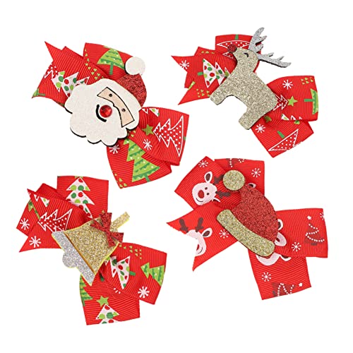 Vaguelly 4 Stück Teiliges Weihnachts Haarclip mit Rentiergeweih und Schleifen Leichtes Party Haaraccessoire für Mädchen und Frauen Festlicher Haarschmuck für Weihnachtsfeier und Alltag Vaguelly 4 Stück Teiliges Weihnachts Haarclip mit Rentiergeweih und Schleifen Leichtes Party Haaraccessoire für Mädchen und Frauen Festlicher Haarschmuck für Weihnachtsfeier und Alltag von Vaguelly