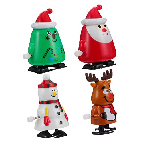 Vaguelly 4 Stück Teiliges Weihnachtsaufziehspielzeug Laufender Weihnachtsmann Schneemann Weihnachtsbaum Zufällige Figur Lustige Deko für Weihnachtsfeiern Vaguelly 4 Stück Teiliges Weihnachtsaufziehspielzeug Laufender Weihnachtsmann Schneemann Weihnachtsbaum Zufällige Figur Lustige Deko für Weihnachtsfeiern von Vaguelly