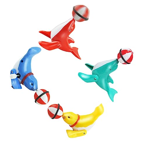 Vaguelly 4 Stück Teiliges Wind Up Lebensechte Clockwork Modelle für Dekoration und Partygeschenke Fördert Kreativität und Bewegung Bunte Designs ohne Batterien Zufällige von Vaguelly