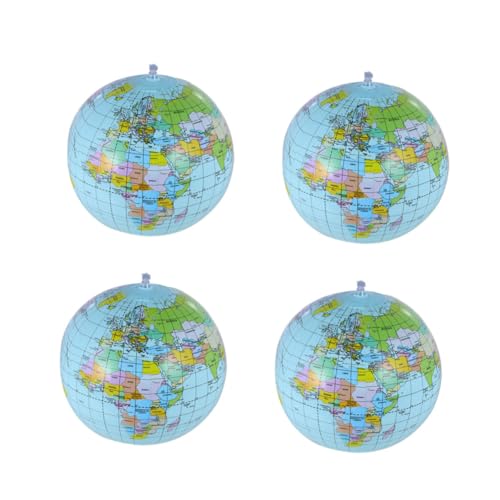 Vaguelly 4 Stück Wasserball- für kinderspielzeug wasserspielsachen Aufblasbarer Strandball - aufblasbarer Spielzeugball Karte aufblasbare Bälle Vaguelly 4 Stück Wasserball- für kinderspielzeug wasserspielsachen Aufblasbarer Strandball - aufblasbarer Spielzeugball Karte aufblasbare Bälle von Vaguelly