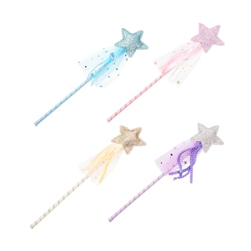 Vaguelly Dekorativer Stern-requisit Kinder-Performance Lichterkette Griff Für Mädchen von Vaguelly