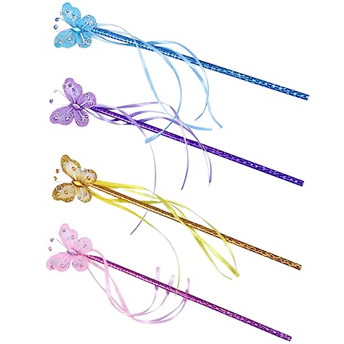 Vaguelly 4 Stück Zauberstab Feenstab Toys spielsachen für Children Toys Star Fairy Wands kinderknallzeug Feenstock Glitzer Zauberstab Cosplay-Fee-Stick Hexenstab Stoff Vaguelly 4 Stück Zauberstab Feenstab Toys spielsachen für Children Toys Star Fairy Wands kinderknallzeug Feenstock Glitzer Zauberstab Cosplay-Fee-Stick Hexenstab Stoff von Vaguelly