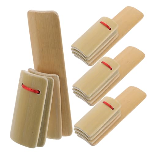Vaguelly Kinder-Musikinstrument 4 Stück Kuaiban Für Jungen Und Mädchen Handpercussion Traditionelles Chinesisch Zum Lernen Vaguelly Kinder-Musikinstrument 4 Stück Kuaiban Für Jungen Und Mädchen Handpercussion Traditionelles Chinesisch Zum Lernen von Vaguelly