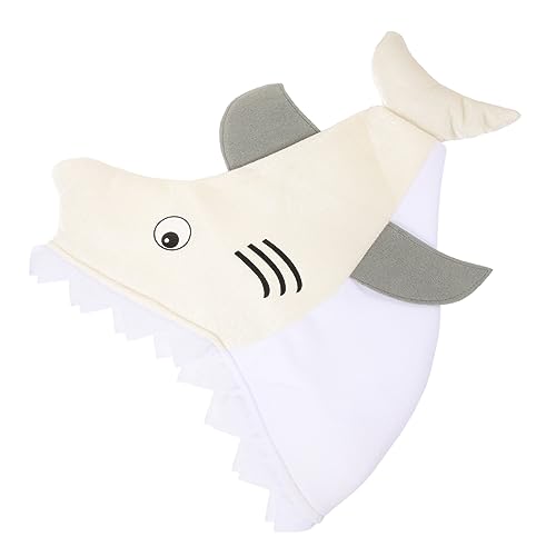Vaguelly 4 Stück tierischer Hut kinderkostüm kostüm für kinder Hai-Kostüm Plüsch Partyhut Make-up-Stirnband Outfit bequemer Hut neuartige Faschingshaube Ozean Kleidung Leistungsrequisiten von Vaguelly