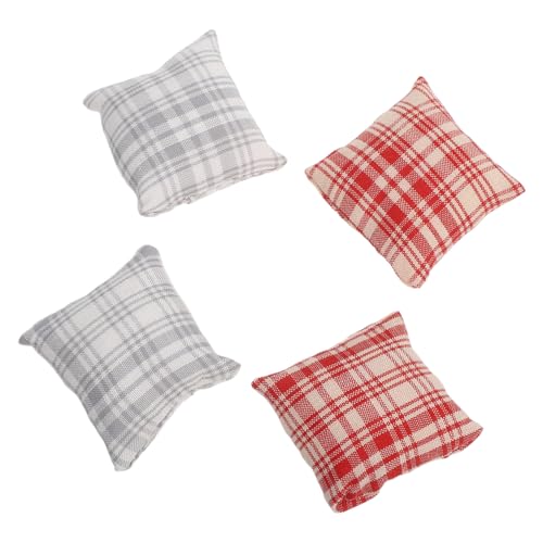 Vaguelly 4 Stücke Teiliges Mini Kissen für Puppenhaus Weiche Hautfreundliche Baumwoll-Kissen Langlebig und Waschbar Dekorative Mini Sofakissen für Puppen Wohnzimmer Zubehör Vaguelly 4 Stücke Teiliges Mini Kissen für Puppenhaus Weiche Hautfreundliche Baumwoll-Kissen Langlebig und Waschbar Dekorative Mini Sofakissen für Puppen Wohnzimmer Zubehör von Vaguelly