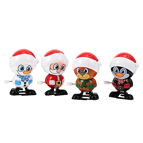 Vaguelly 4 Stücke Teiliges Weihnachts Aufziehspielzeug für Christliches Mechanisches ohne Batterien Fördert und Farbdiscrimination für Weihnachtsdekoration und Spaß Vaguelly 4 Stücke Teiliges Weihnachts Aufziehspielzeug für Christliches Mechanisches ohne Batterien Fördert und Farbdiscrimination für Weihnachtsdekoration und Spaß von Vaguelly